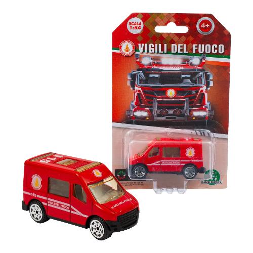 Giochi Preziosi Automodello Mod 3 scala 1:64 VIGILI DEL FUOCO Rosso VGL05200
