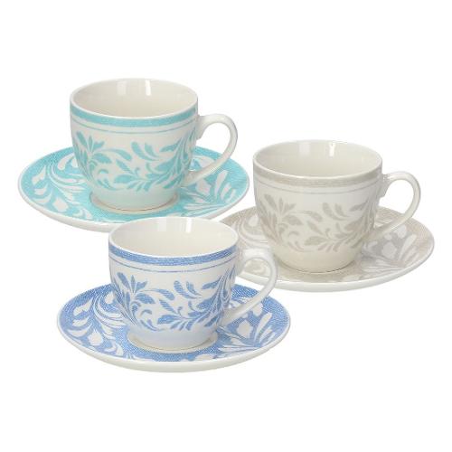 Tognana Set tazze te con piatto 6 pz (200ml) CELINE Multicolor IR68502M221