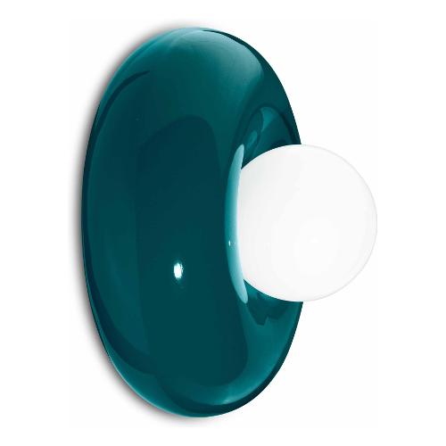 Ferroluce Applique BUMBUM Verde petrolio (16,5x25cm) C2750 VPE 1 luce - G9 - Max 25W