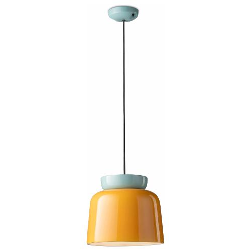 Ferroluce Sospensione CORCOVADO Azzurro e Giallo (27,5x145cm) C2744 AZG 1 luce - E27 - Max 53W
