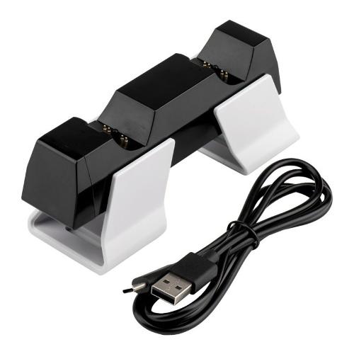 Qubick Base ricarica PLAYSTATION 5 Dualsense Black e White ACP50032