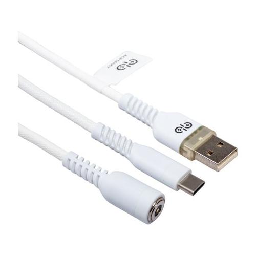 Qubick Cavo USB C PLAYSTATION 5 Play & Charge White 3m ACP50007