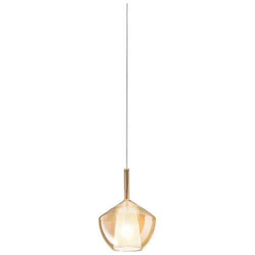 Perenz Sospensione RAIN Senza rosone Ambra (20x277,5cm) 10S48250 AM 1 luce - E27 - Max 60W
