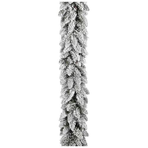 Amicasa Decoro Boa con pigne Verde innevato (270 cm) 8534