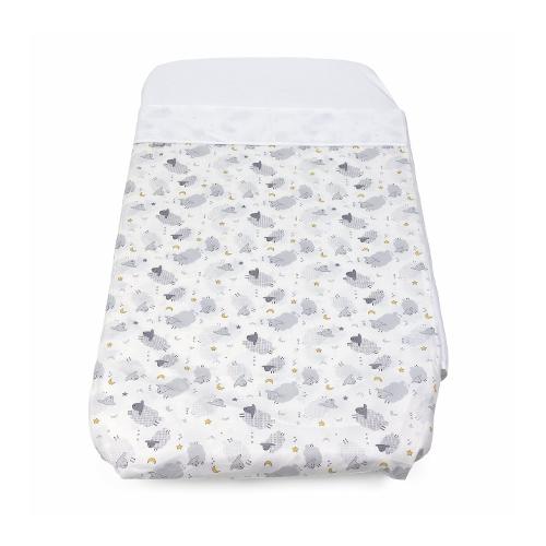 Chicco Set lenzuola culla 2 pz NEXT2ME FOREVER Grey sheep 09 10908 91 99