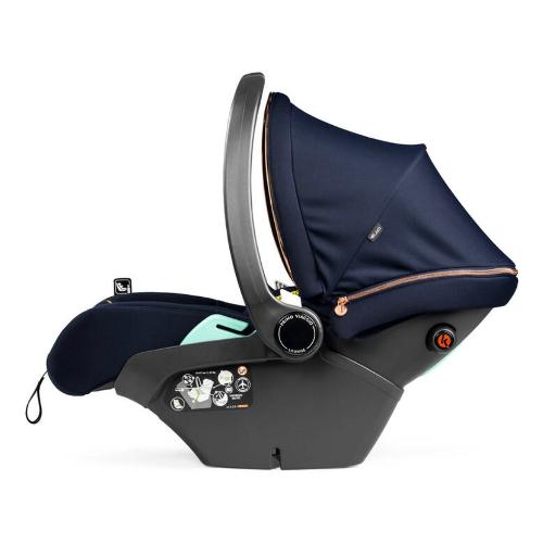 Peg Perego Seggiolino auto I-Size 40 - 87 cm PRIMO VIAGGIO LOUNGE Reclyne base esclusa Blue shine IMLO000000DX51