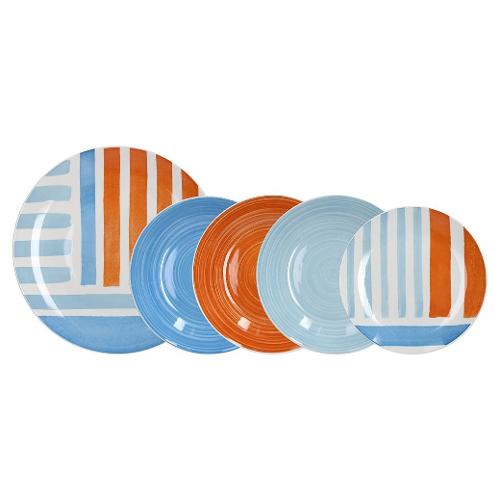 Tognana Servizio piatti Porcellana 18 pz PORTOFINO Multicolor MC070186021
