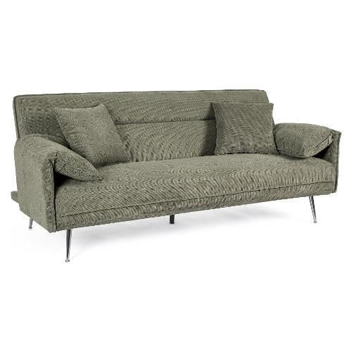 Bizzotto OTTAWA Divano letto 3 posti lineare Olive