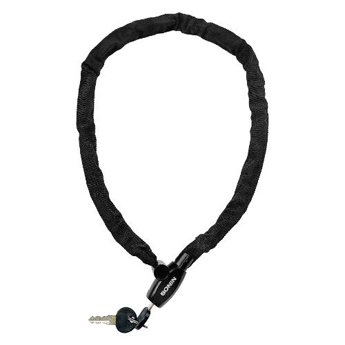 Bonin Catena di sicurezza Con lucchetto chiave (90 cm) Nero ILL337