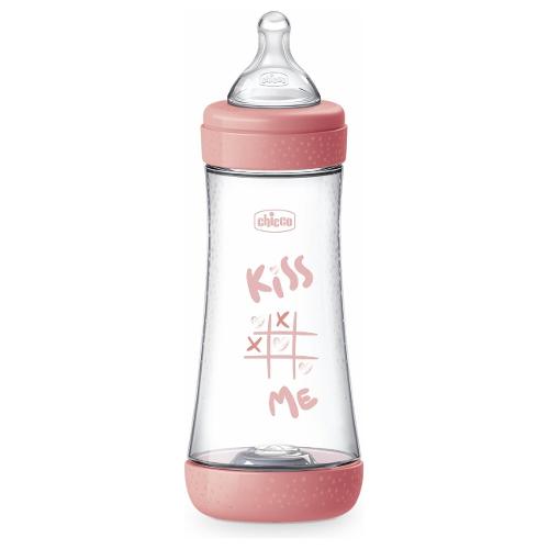 Chicco Biberon Flusso veloce  4-9m (300ml) PERFECT 5 Rosa 00020235110000