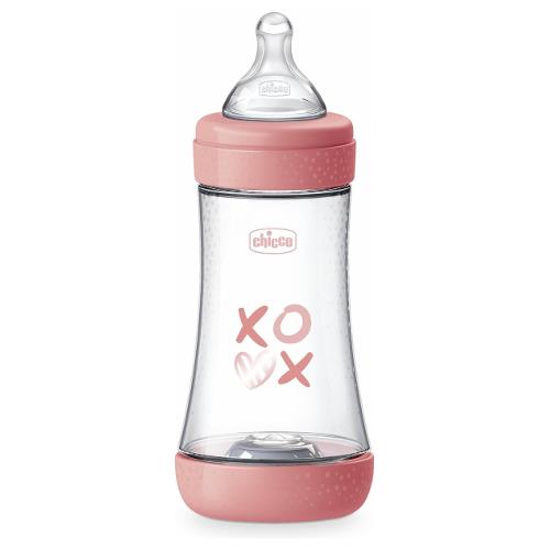 Chicco Biberon Flusso Medio 2-6m (240ml) PERFECT 5 Rosa 00020223110000