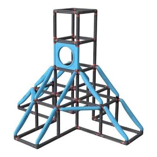 Simba Gioco arrampicata Torre The Giant (185x185x240cm) BIG KRAXXL Blu e Grigio 8000055701