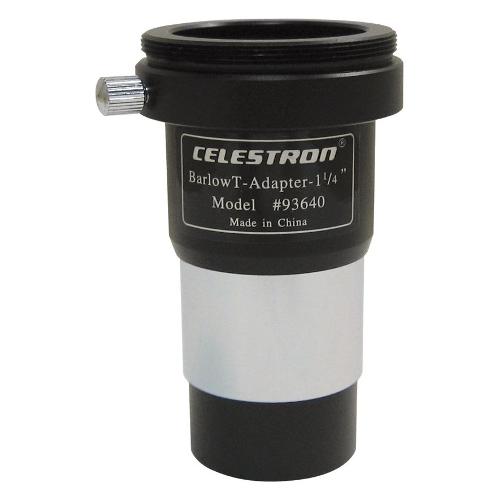 Celestron Lente barlow Adattatore univesale DSRL Black e Silver 93640