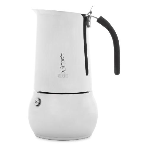 Bialetti Caffettiera Inox 4 Tazze NEW KITTY Cromo lucido 0004882