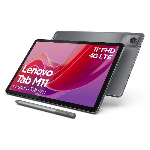Lenovo Tablet 11" TAB M11 TB330XU + Pen Lte 4G Lte Luna grey ( 128GB Ram 8GB 7040mAh ) ZADB0340SE