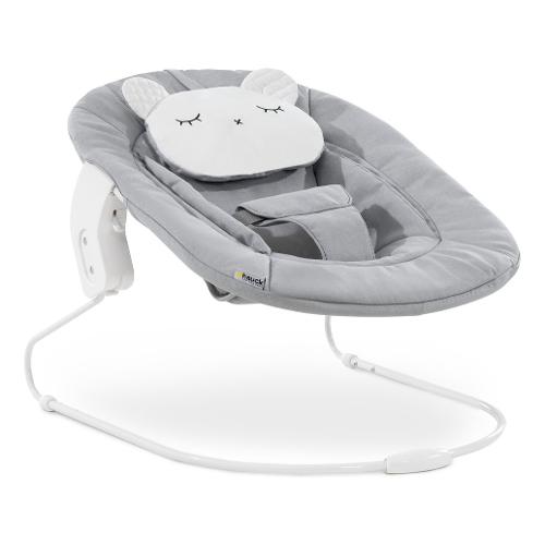 Hauck Sdraietta infanzia movimento basculante 2 in 1 ALPHA BOUNCER Pastel bear light grey 661833
