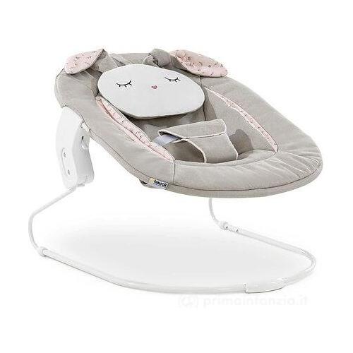 Hauck Sdraietta infanzia movimento basculante 2 in 1 ALPHA BOUNCER Powder penny beige bloom 661826