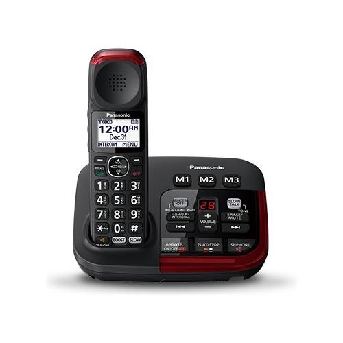 Panasonic Cordless Singolo Black e Red KX TGM420EXB