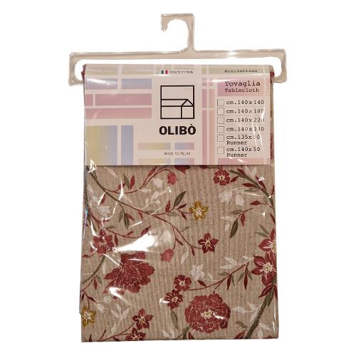 Olibò Tovaglia DEVA Rosso (240x140cm) 900004 DEVARO
