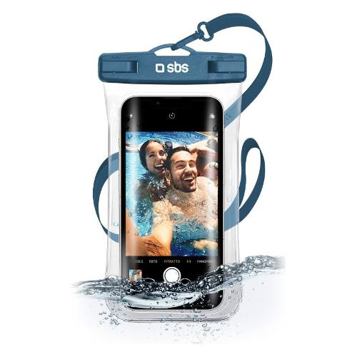 Sbs Custodia impermeabile WATER SELFIE CASE Universale Blu TEWATERSELFIEB