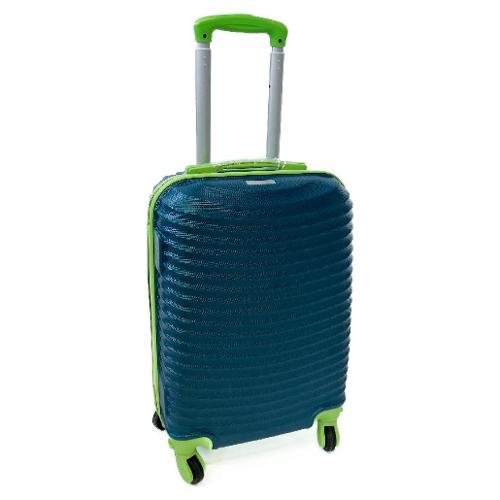 Mercury Trolley cabina rigido tg. S 4 ruote (34x21x55cm) BAHIA blu e verde 19175