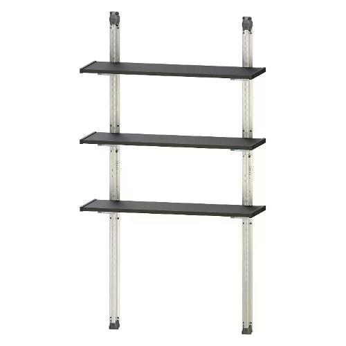 Keter Scaffale componibile 3 ripiani a bulloni (97x30cm) per casette giardino grafite K255179K900KK