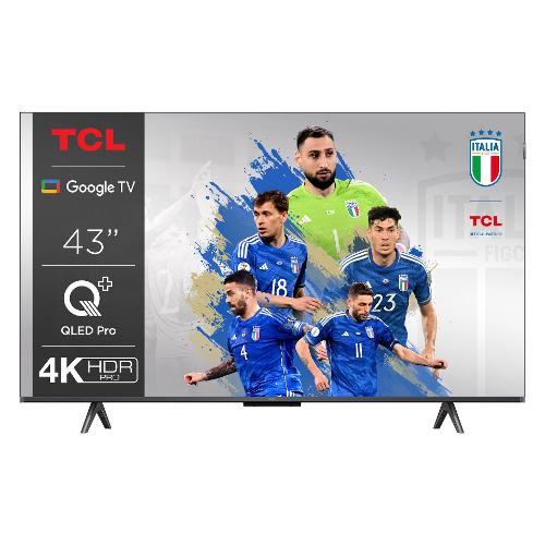 Tcl Tv 43" ( QLED ) Google TV C65 SERIES Smart TV UHD Black 43C655