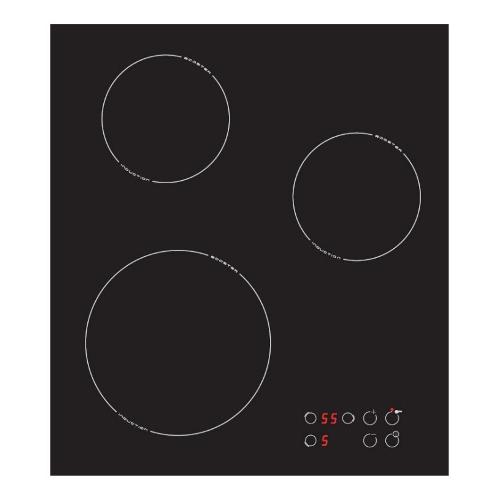 Tecnowind Piano cottura induzione 3 zone PI 45 Black (45cm)