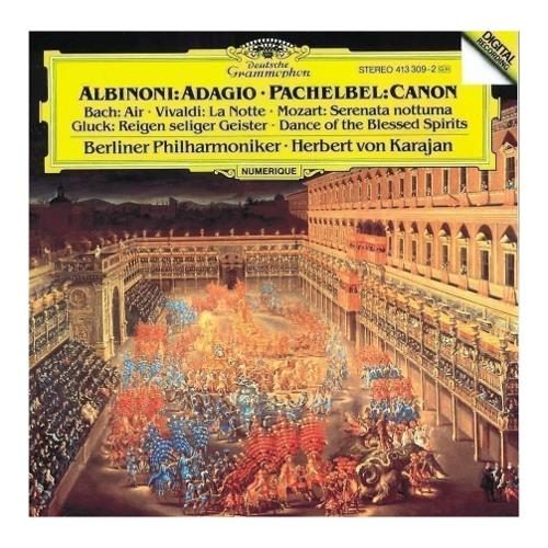 Audio CD Albinoni, Pachelbel, Bach, Vivaldi, Mozart - Herbert Von Karajan Berliner Philharmoniker: Adagio 4133092