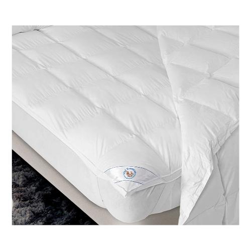 Galtex CORTINA Topper due piazze Bianco