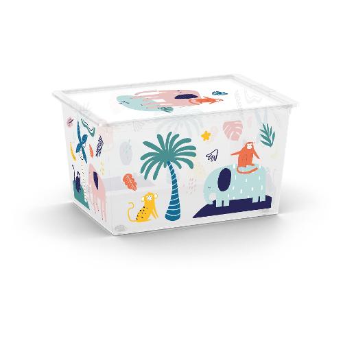 Keter Contenitore (50L) con ruote C BOX STYLE Wild animals 84180005161