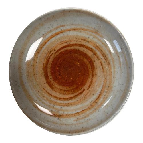 Saturnia Piatto fondo Ceramica (22cm) TOURN Arancio 22003