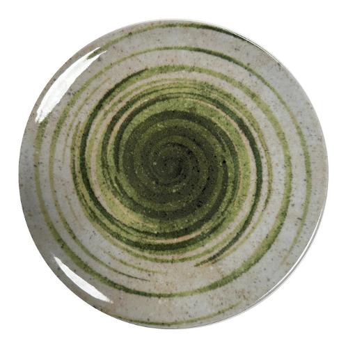 Saturnia Piatto piano Ceramica (26cm) TOURN Verde 22001