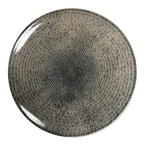 Saturnia Piatto piano Ceramica (26cm) NAIL Marrone 22001