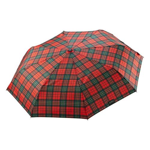 Y Dry Ombrello mini donna automatico open-close Artù (98cm) SCOTLAND WORLD Rosso Y 2204