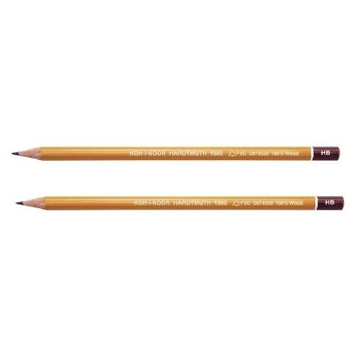 Koh I Noor Set matite grafite gradazione 4B sezione esagonale HARDTMUTH 1500 DHF1500 4B