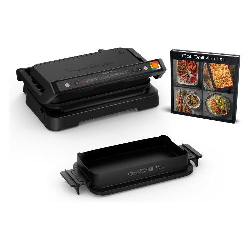 Moulinex Bistecchiera elettrica OPTIGRILL 4in1 XL Black GI784810 2400W