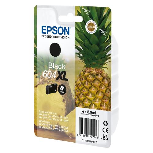 Epson Cartuccia stampante Serie Ananas Nero 604 XL C13T10H14020