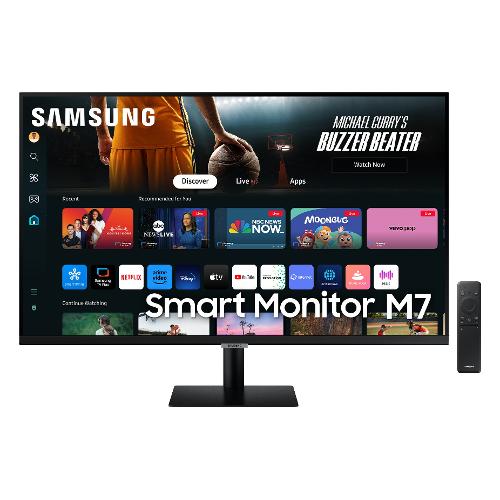 Samsung Monitor 32" 4K 2160p SERIE M7 Smart UHD Black LS32DM700UUXEN