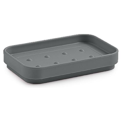 Gedy Porta sapone appoggio SEVENTY Grigio (12,4x8x2,1 cm) 6312 08M