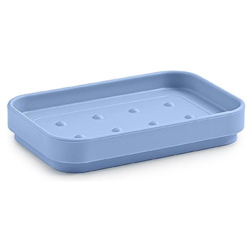 Gedy Porta sapone appoggio (12,4x8x2,1cm) SEVENTY Azzurro 6312 86M