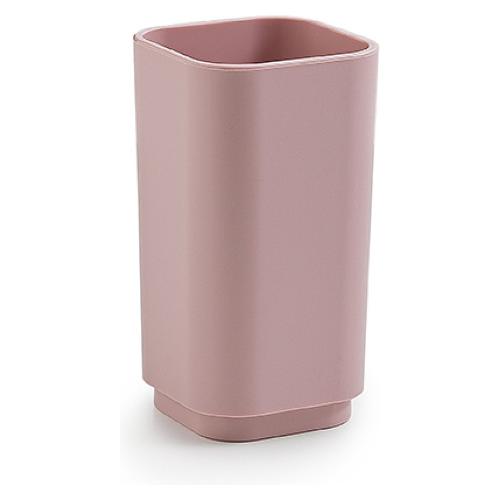 Gedy Bicchiere porta spazzolino SEVENTY Rosa (6,5x6,5x12,2 cm) 6398 10M