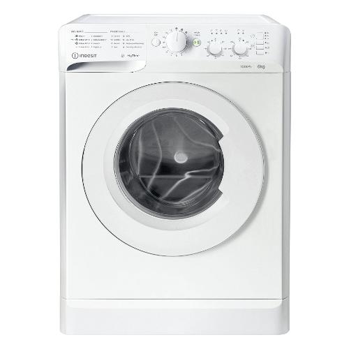 Indesit Lavatrice 6 Kg MTWSC 61053 W White 869991678220 classe D 1000giri/min (59,5x42,5x85cm)