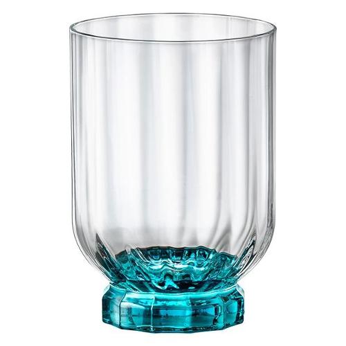 Bormioli Rocco Set bicchieri Dof 3 pz (375ml) Negroni FLORIAN Lucent blue