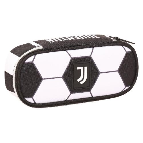 Seven Astuccio round con portapenne (23x10x5,5cm) JUVENTUS Bianco e Nero 30B602404