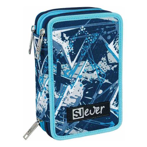 Seven Astuccio triplo scomparto accessoriato SJ EVER Assortito 30C202465 36 colori con penne e accessori
