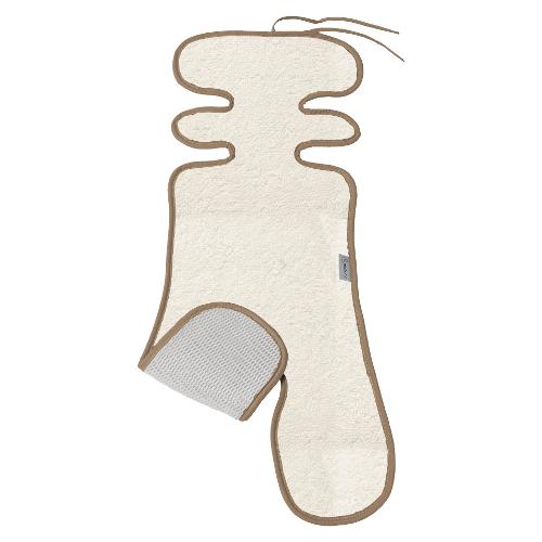 Italbaby Copriseduta Double Face per passeggino, seggiolino auto AIR TECH 3D Avorio AIR 0405 06
