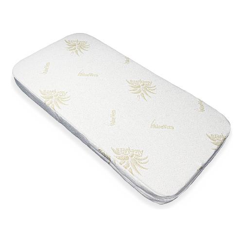 Italbaby Materasso Chicco Next2me Forever Aloe Vera (108x53cm) Bianco e Verde 010 2460