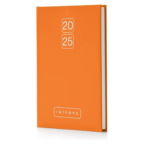 Intempo Agenda settimanale 2025 12m Gen-Dic BRAVO Arancio (17x24 cm) 7157BR23