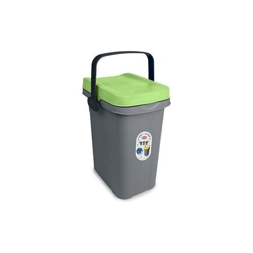 Stefanplast Pattumiera (7L) con manico HOME ECO SYSTEM Verde 70791
